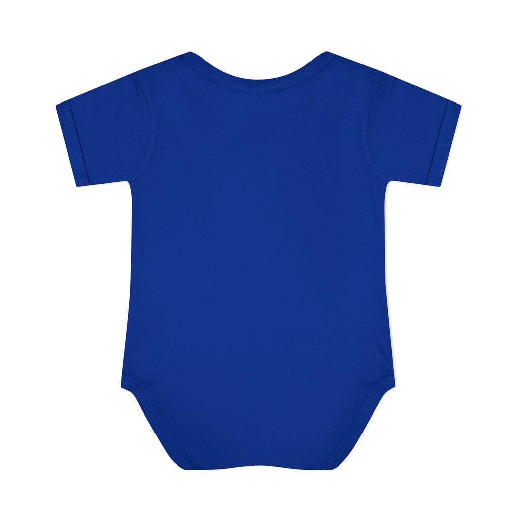 Infant Bodysuit — Colorful Floral 'V' Monogram (Mystere Est. 2026)