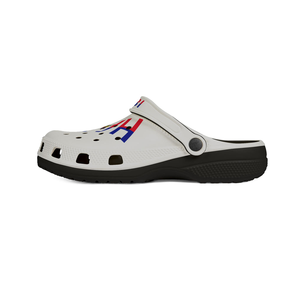 Vintage Signature Haiti Flag EVA Foam Clogs — World Cup 26 Inspired