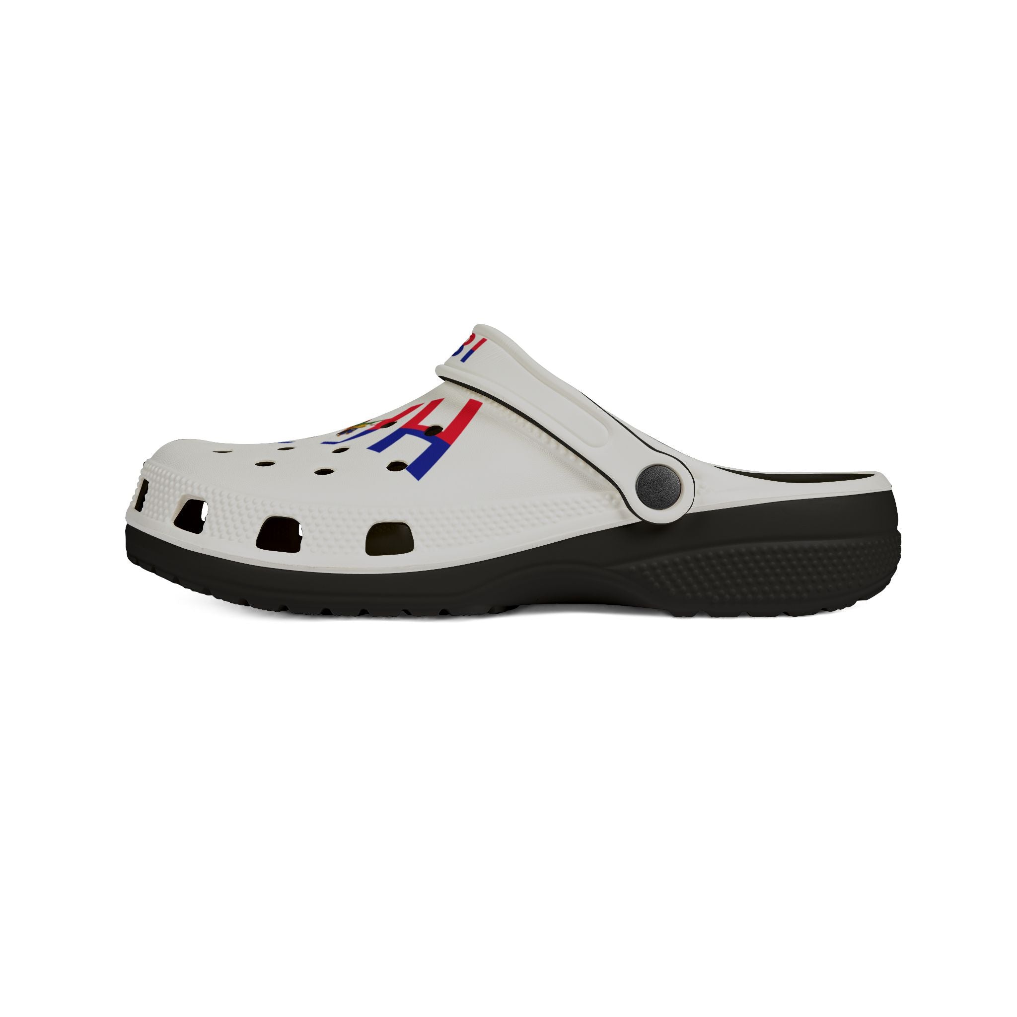 Vintage Signature Haiti Flag EVA Foam Clogs — World Cup 26 Inspired