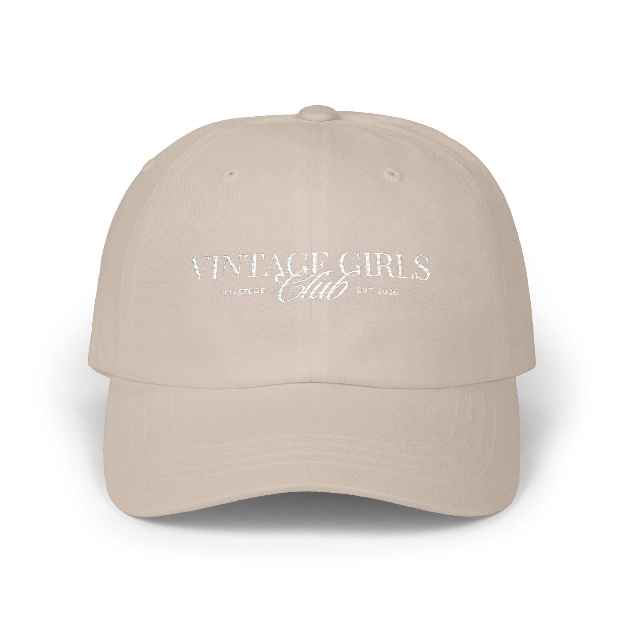 Embroidered Vintage Girl's Club Classic Cap