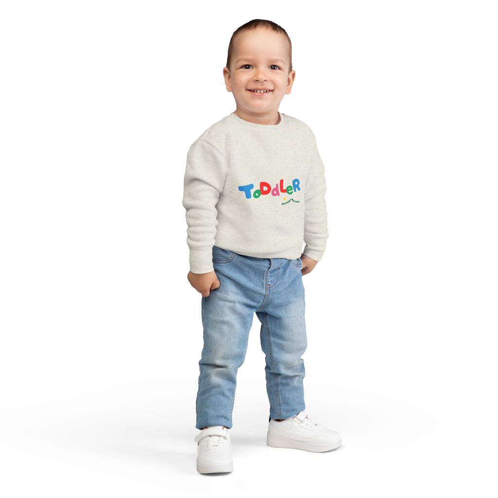 Vintage Toddler Sweatshirt – 'Kid's Rule Season"