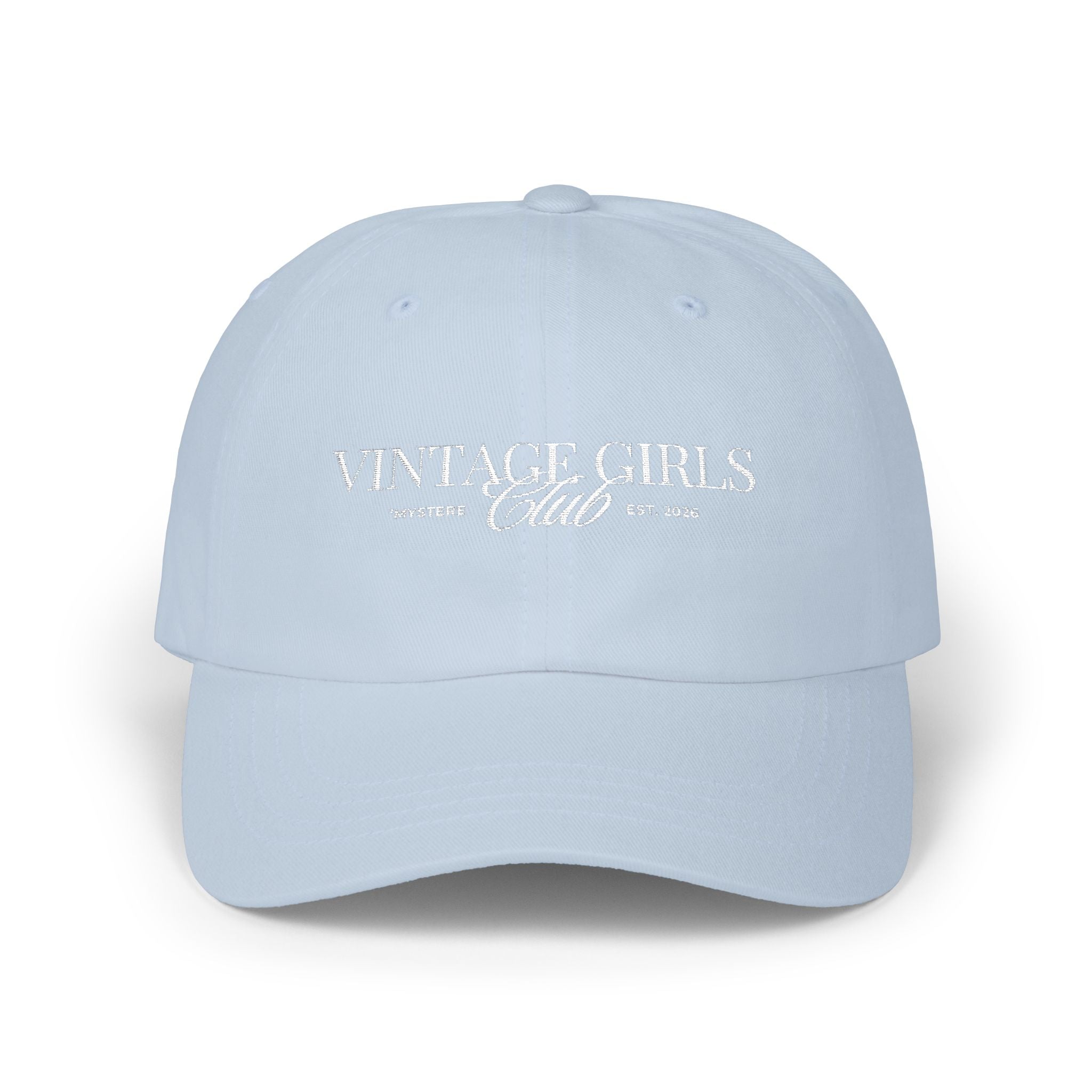 Embroidered Vintage Girl's Club Classic Cap