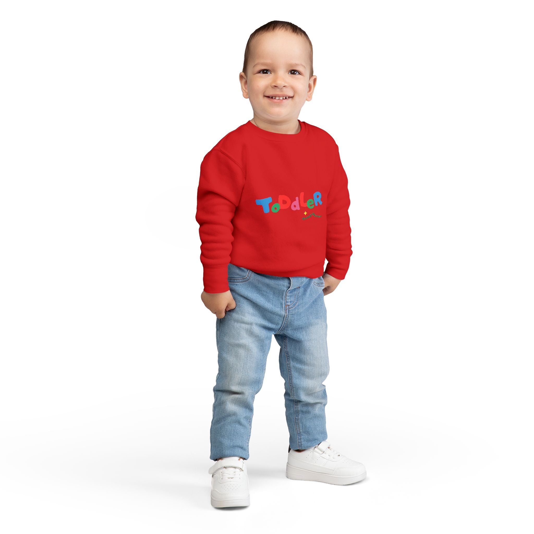 Vintage Toddler Sweatshirt – 'Kid's Rule Season"