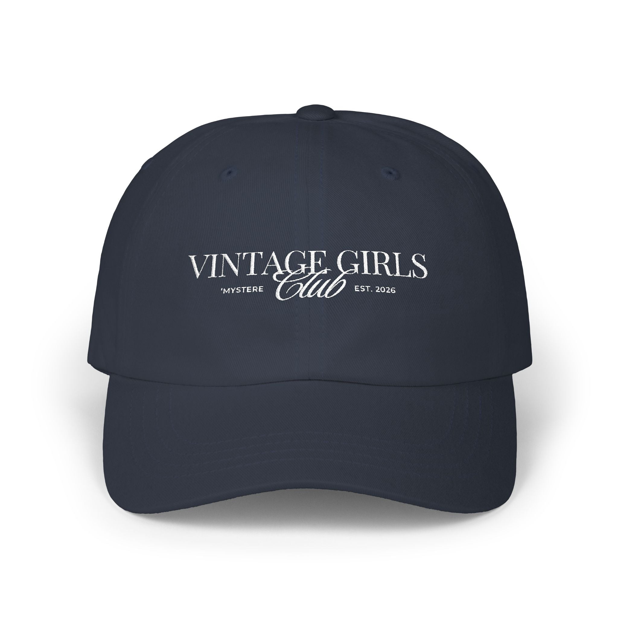 Embroidered Vintage Girl's Club Classic Cap