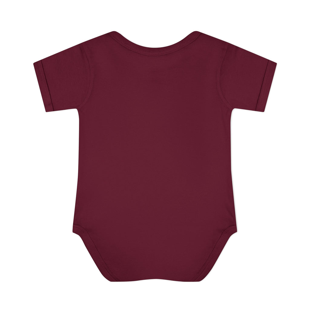 Infant Bodysuit — Colorful Floral 'V' Monogram (Mystere Est. 2026)
