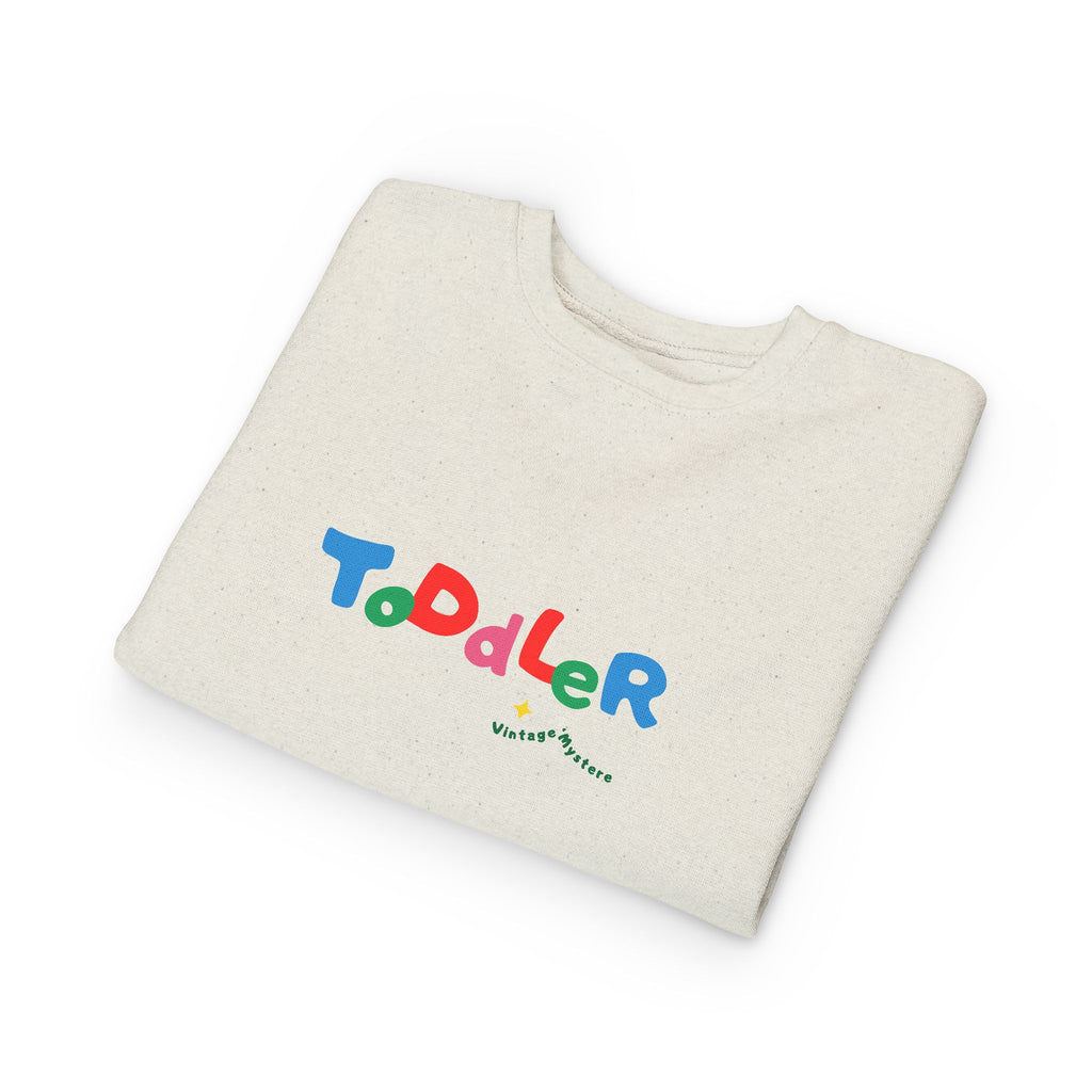 Vintage Toddler Sweatshirt – 'Kid's Rule Season"
