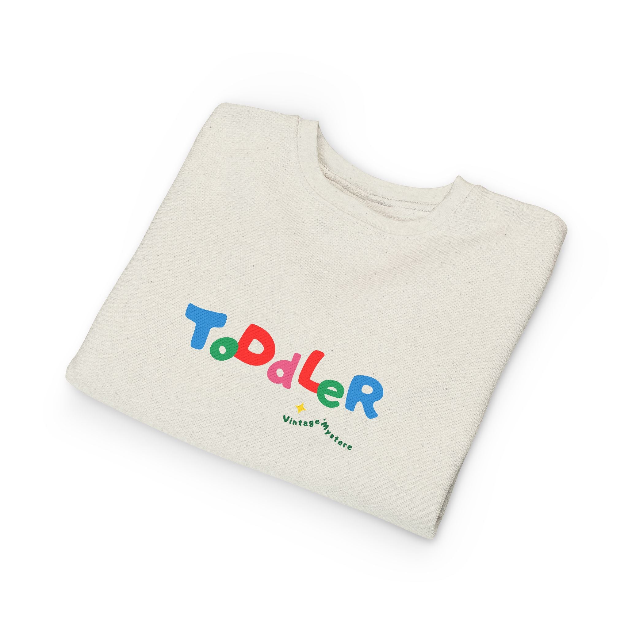 Vintage Toddler Sweatshirt – 'Kid's Rule Season"