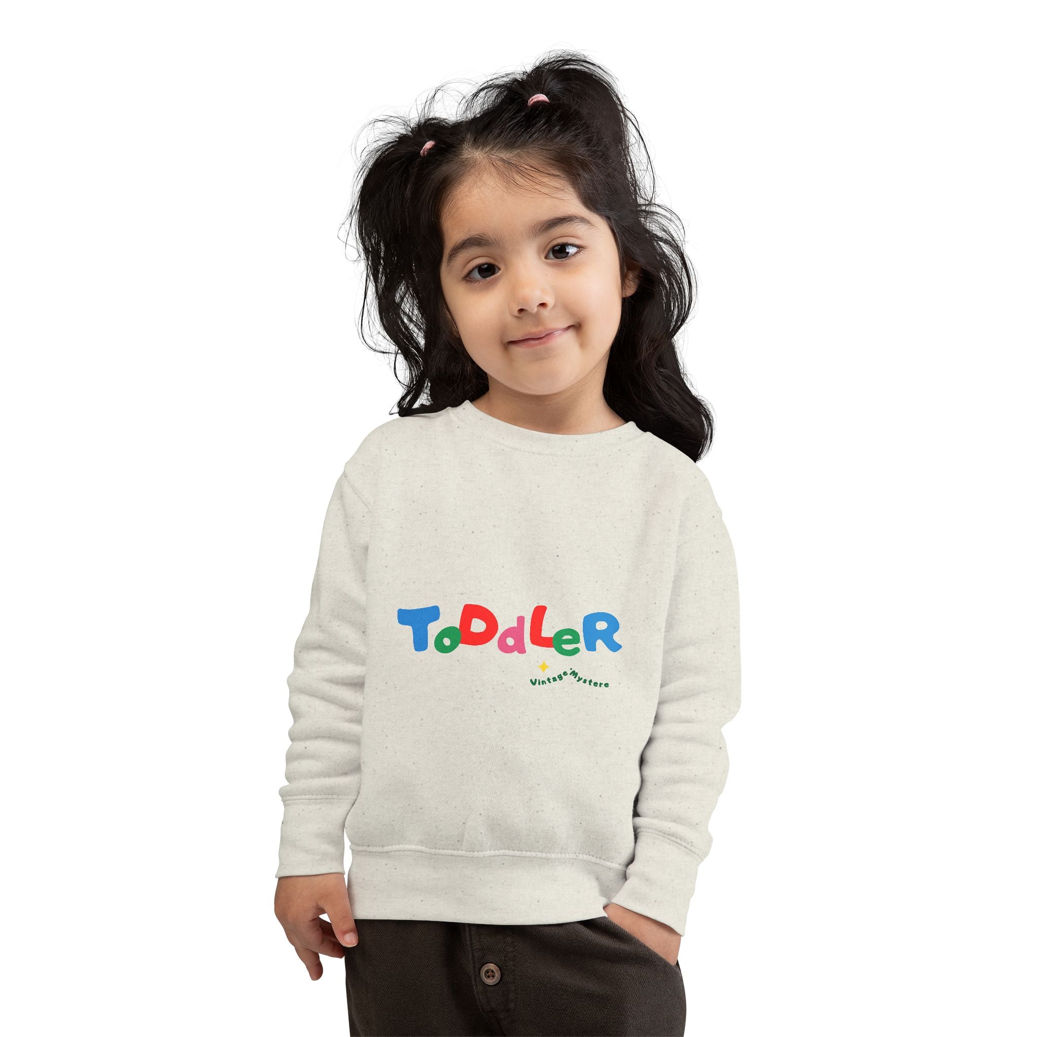 Vintage Toddler Sweatshirt – 'Kid's Rule Season"