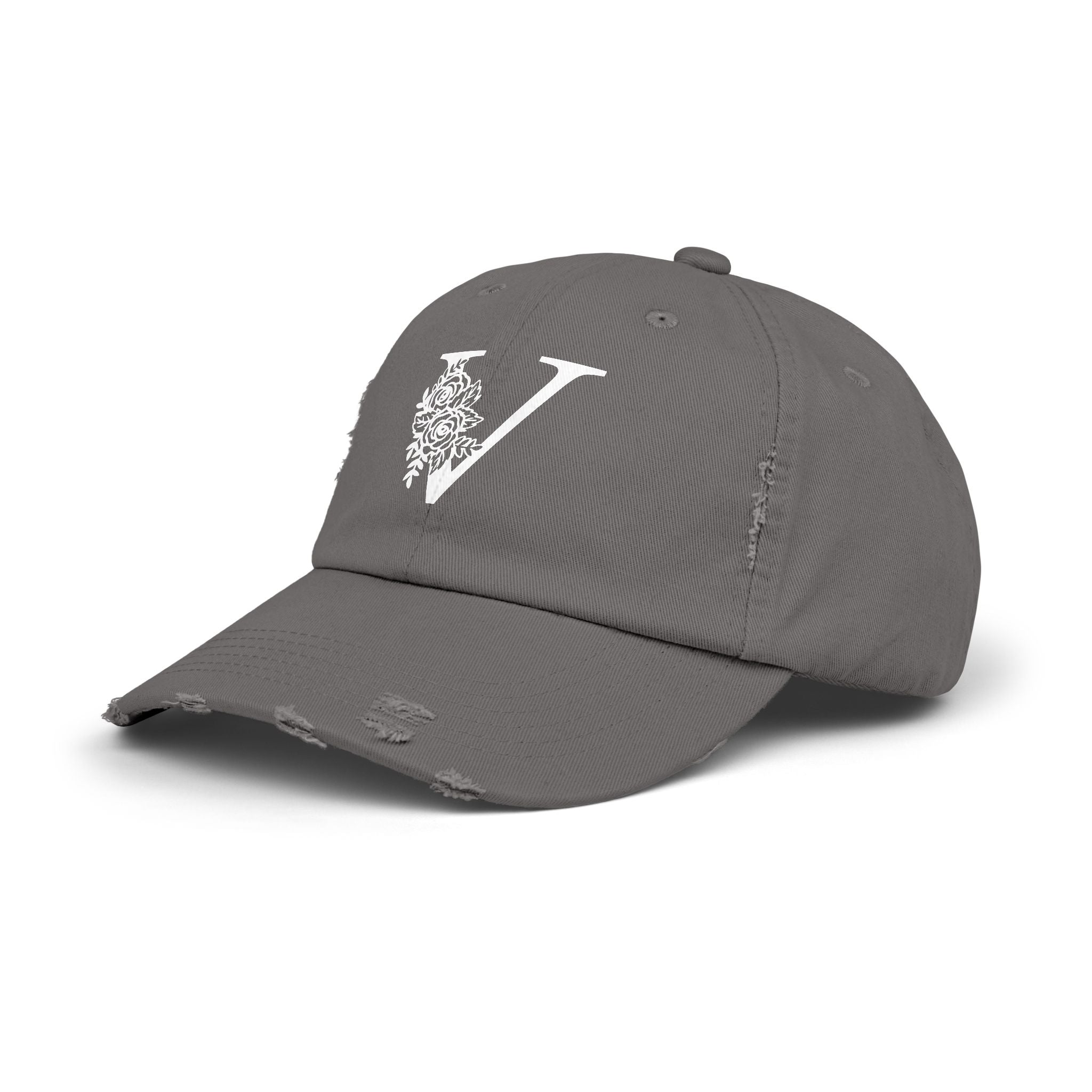 Distressed Classic Cap — Women's Edition "V" Signature Hat