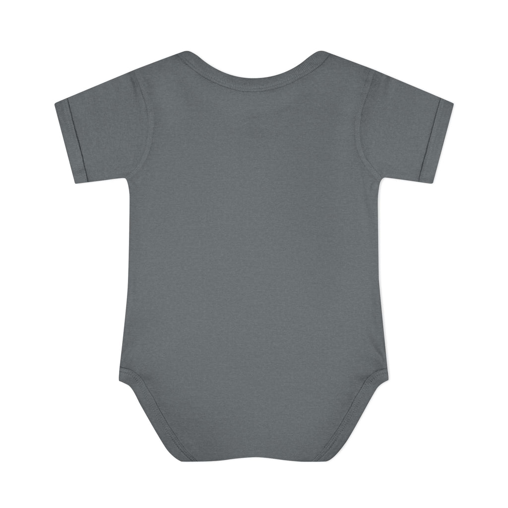 Infant Bodysuit — Colorful Floral 'V' Monogram (Mystere Est. 2026)