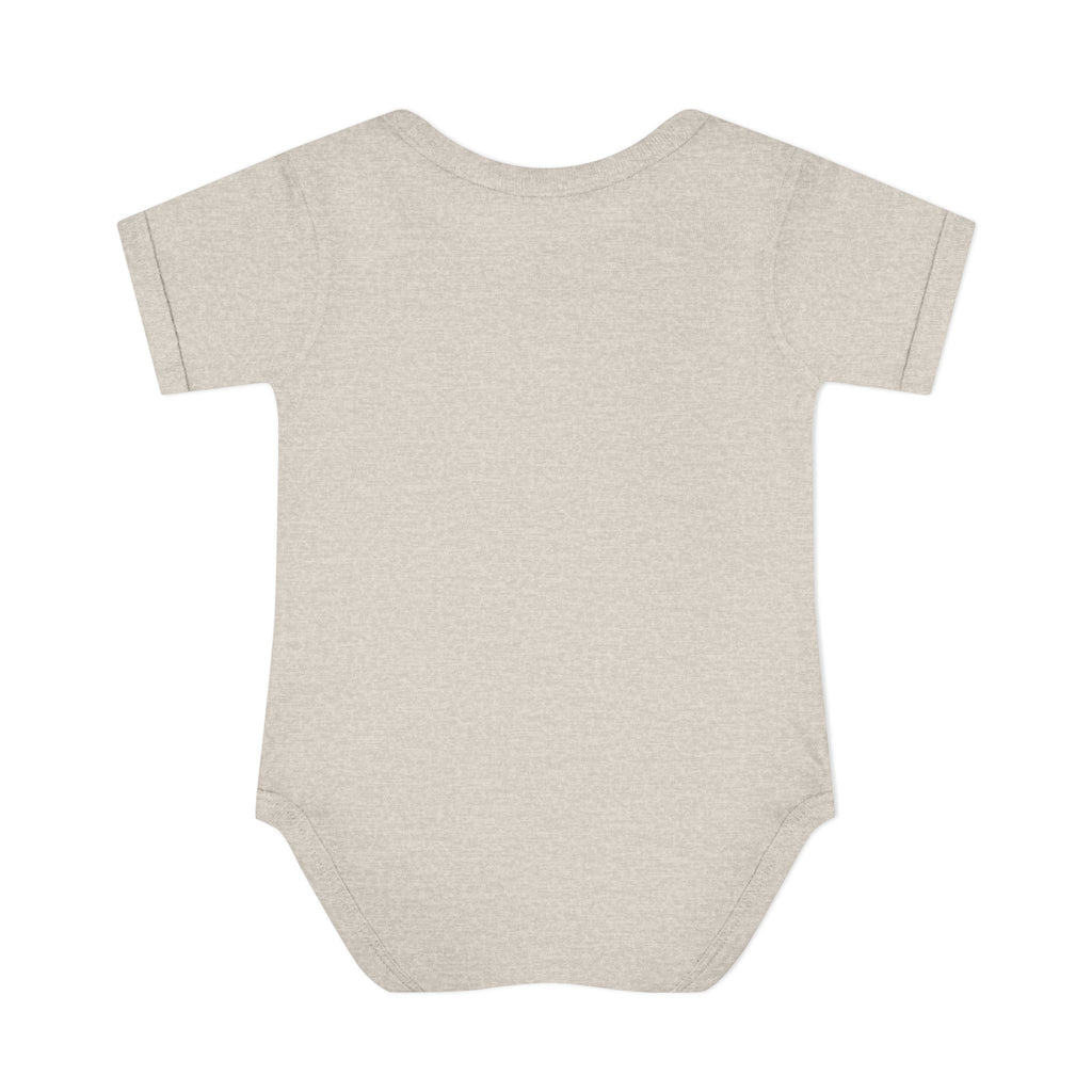 Infant Bodysuit — Colorful Floral 'V' Monogram (Mystere Est. 2026)
