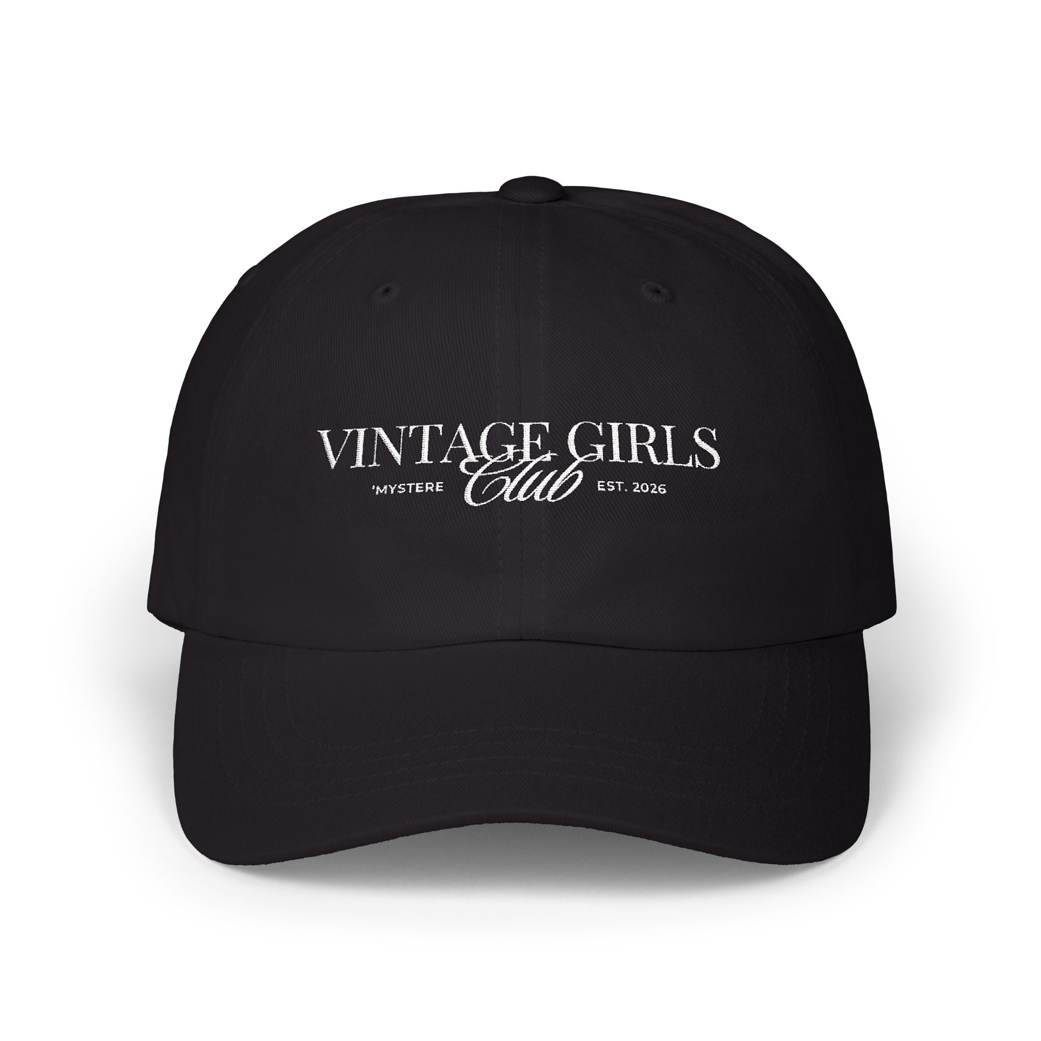Embroidered Vintage Girl's Club Classic Cap