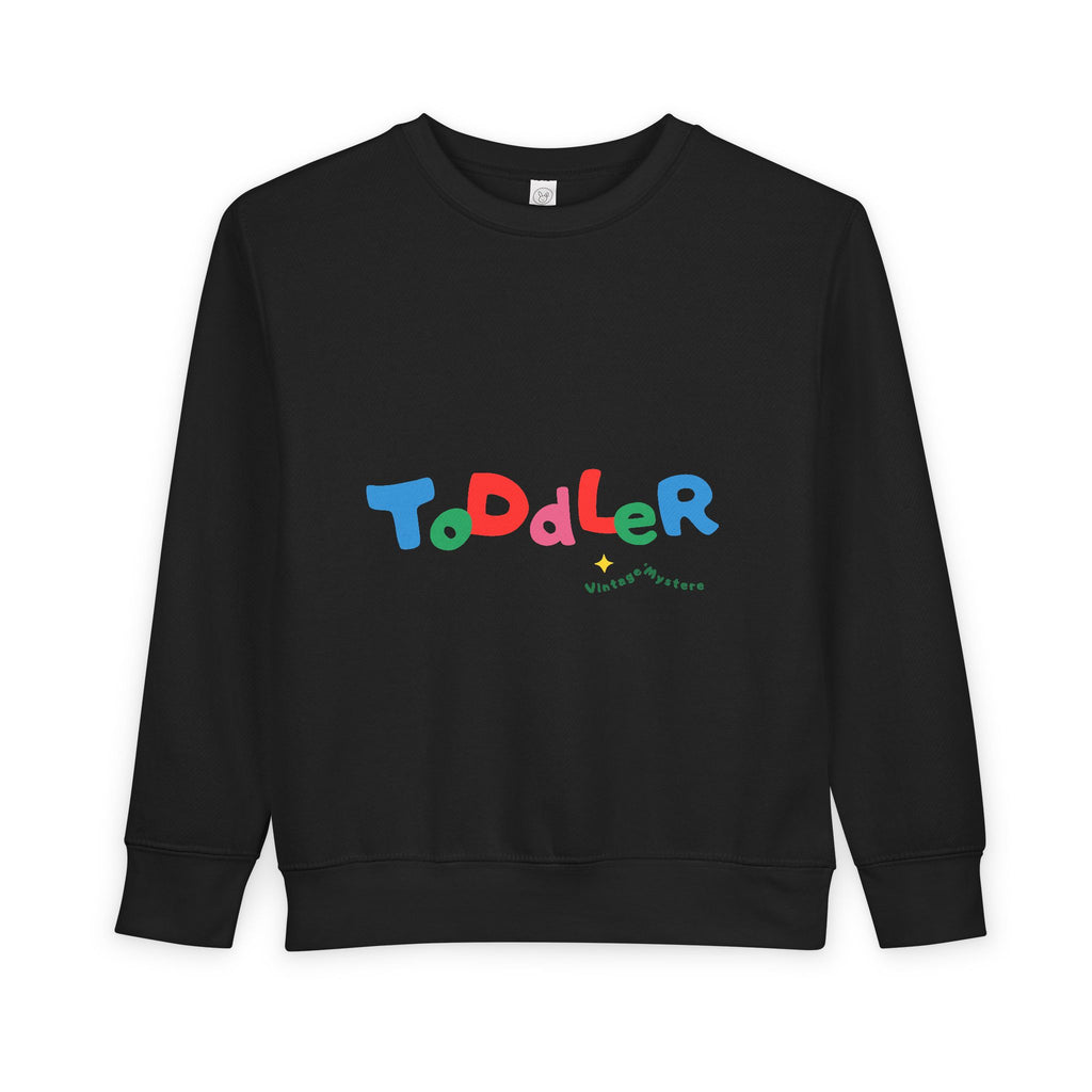 Vintage Toddler Sweatshirt – 'Kid's Rule Season"