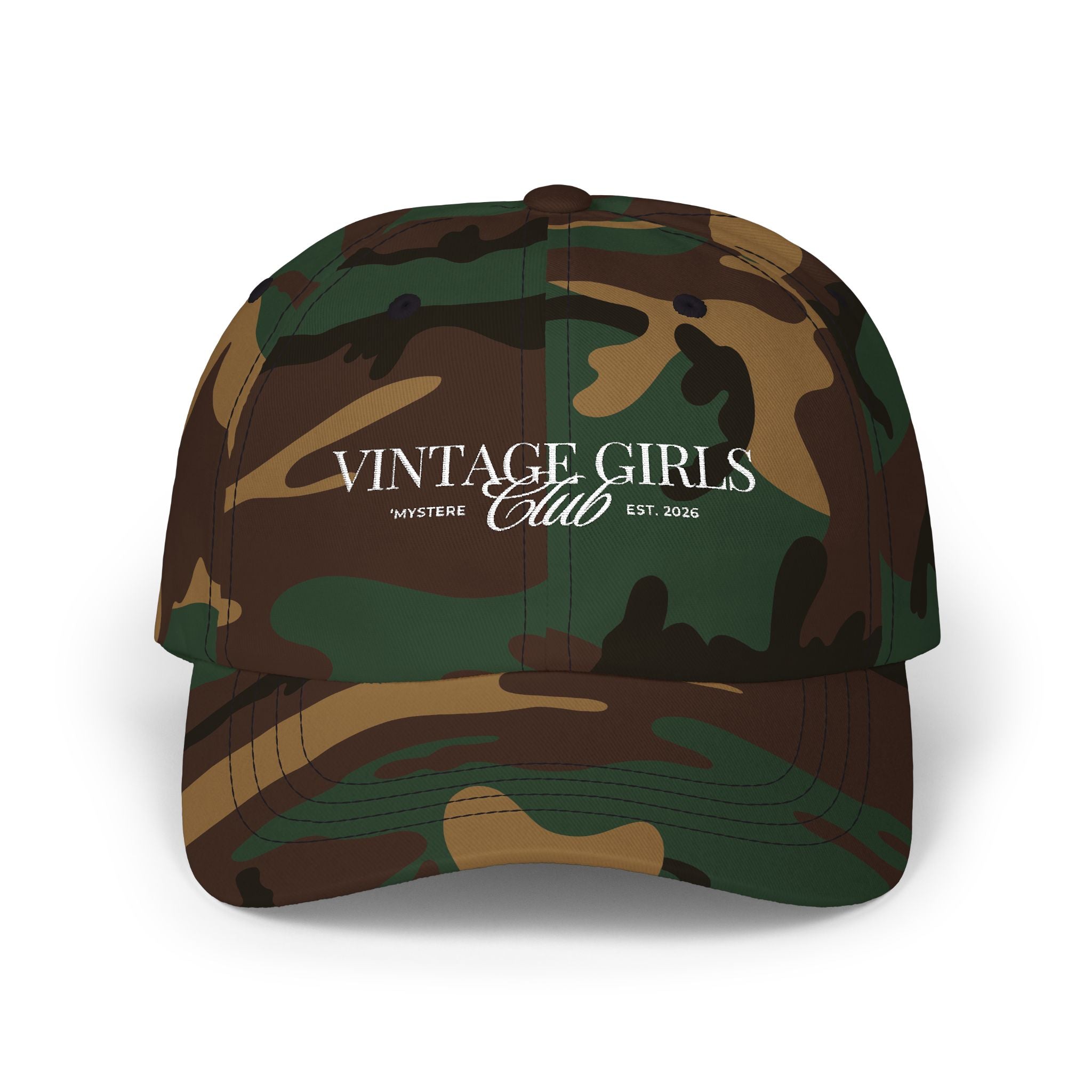Embroidered Vintage Girl's Club Classic Cap