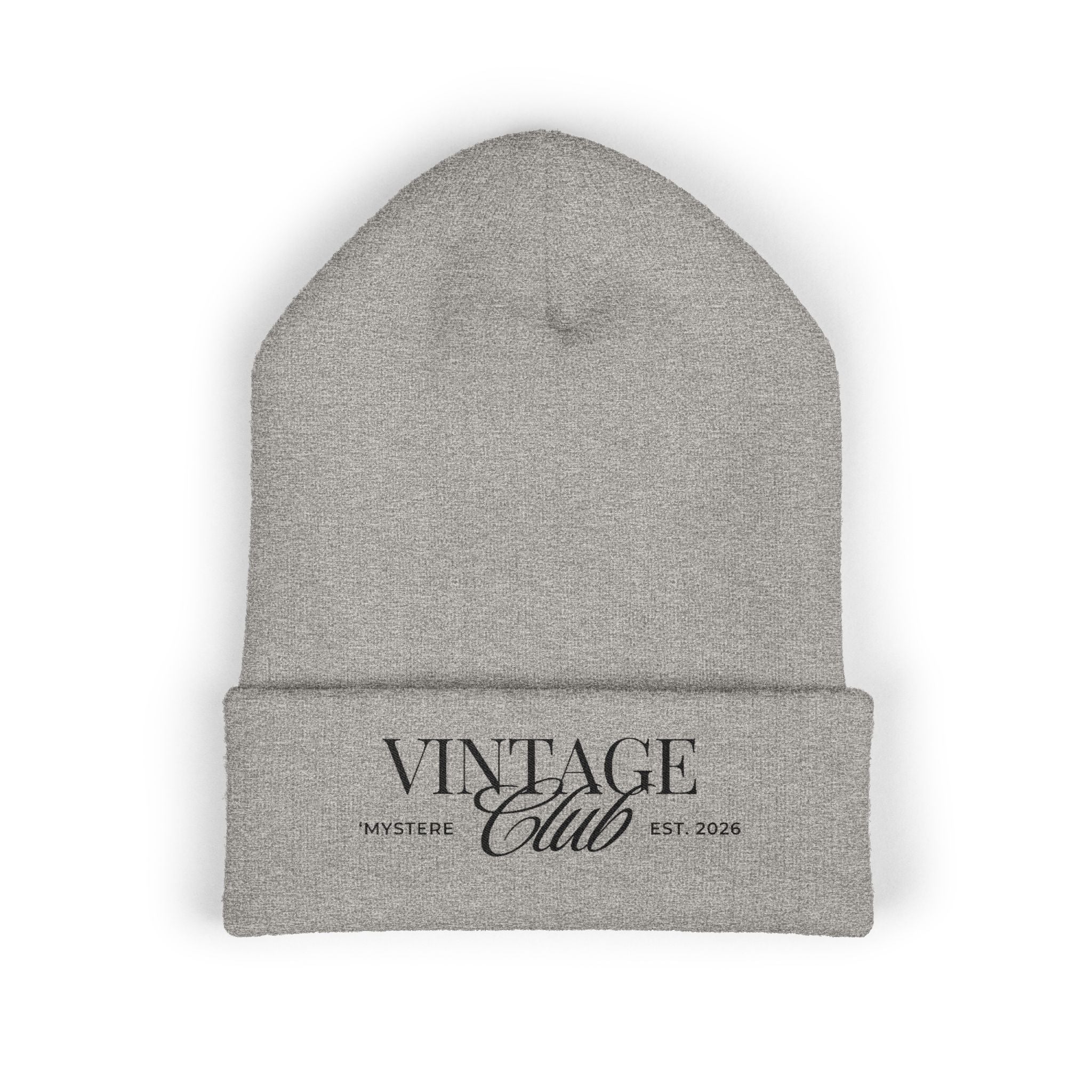 Vintage Club Embroidered Cuffed Beanie Season 2