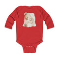 Infant Bodysuit - Cute Teddy Bear Long Sleeve Baby Onesie