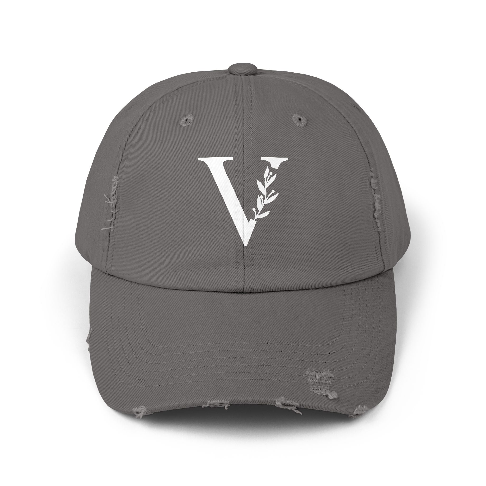 Distressed Classic Cap — Men's Edition "V" Signature Hat