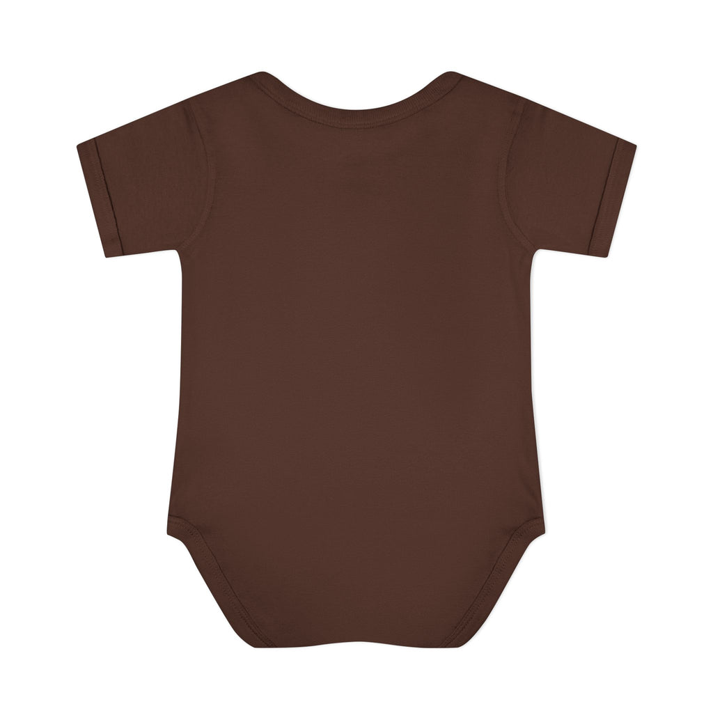 Infant Bodysuit — Colorful Floral 'V' Monogram (Mystere Est. 2026)