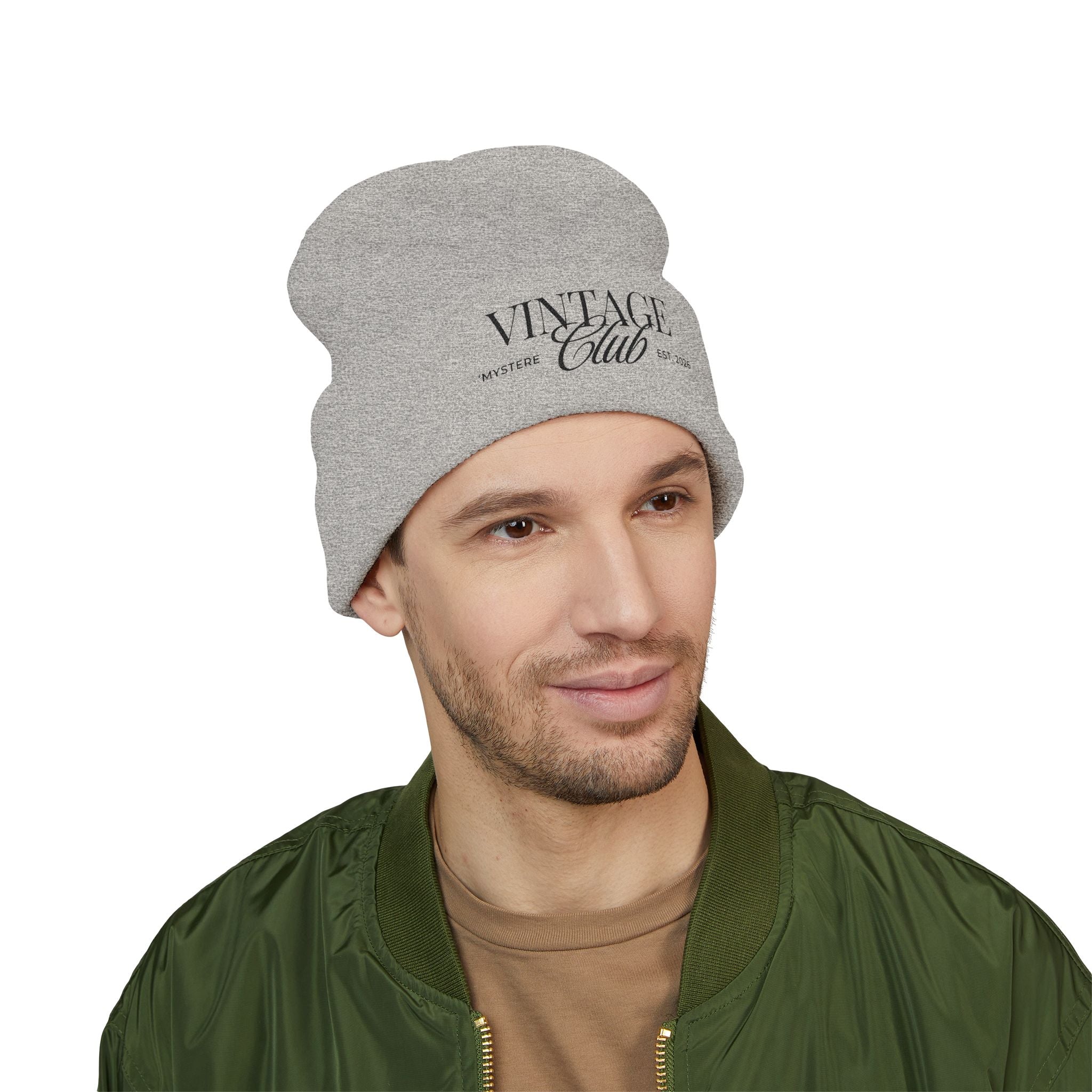 Vintage Club Embroidered Cuffed Beanie Season 2