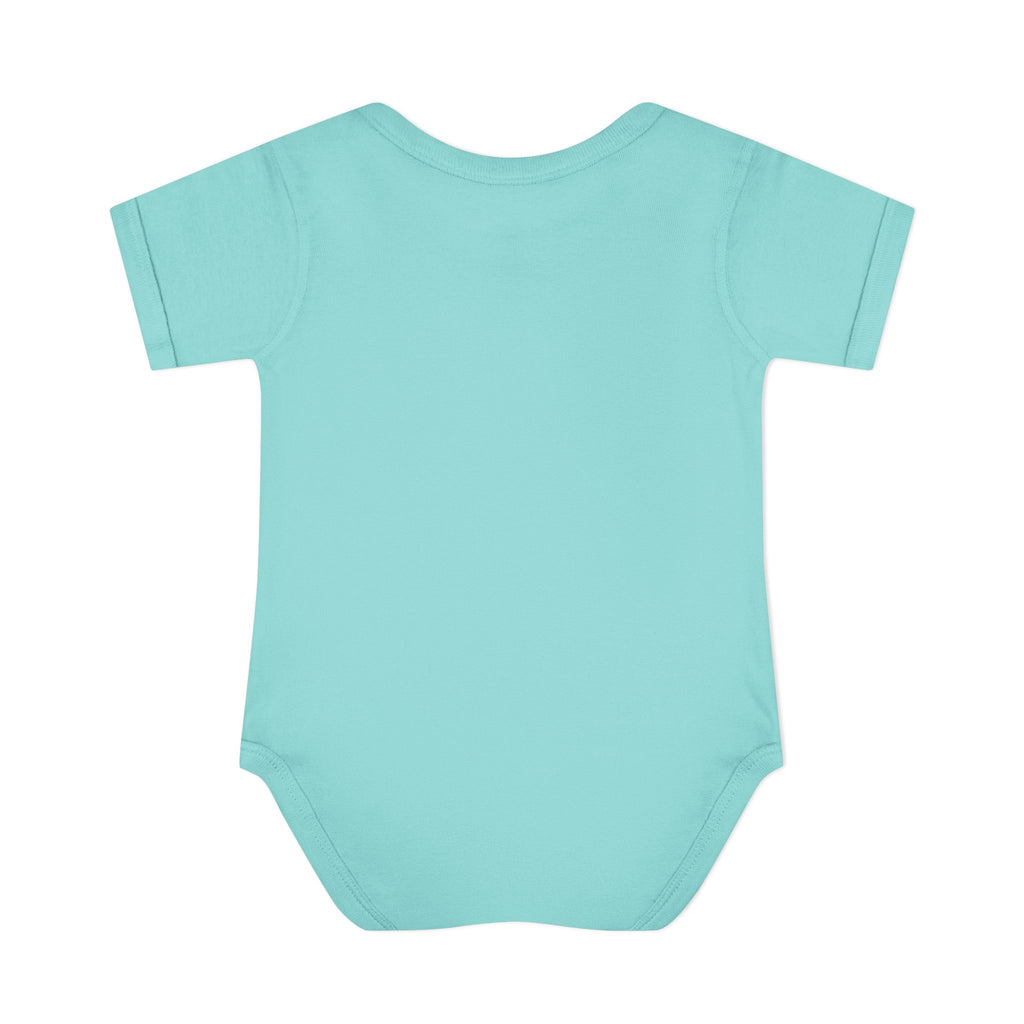 Infant Bodysuit — Colorful Floral 'V' Monogram (Mystere Est. 2026)