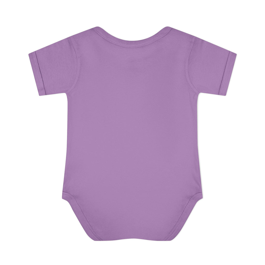 Infant Bodysuit — Colorful Floral 'V' Monogram (Mystere Est. 2026)