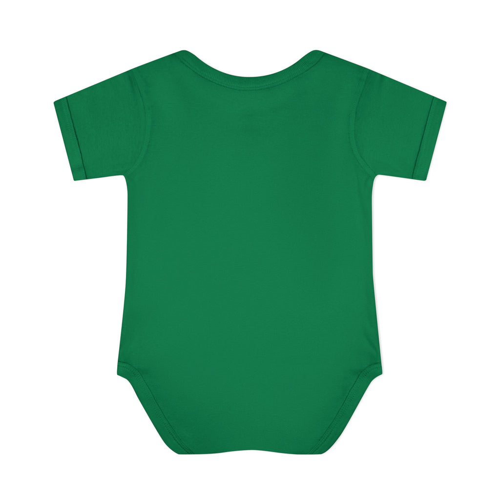 Infant Bodysuit — Colorful Floral 'V' Monogram (Mystere Est. 2026)