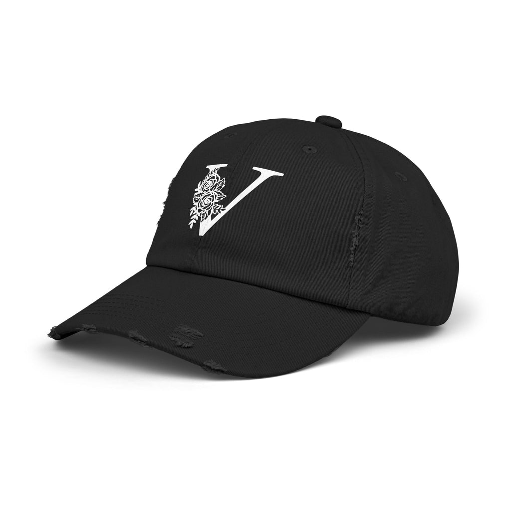 Distressed Classic Cap — Women's Edition "V" Signature Hat