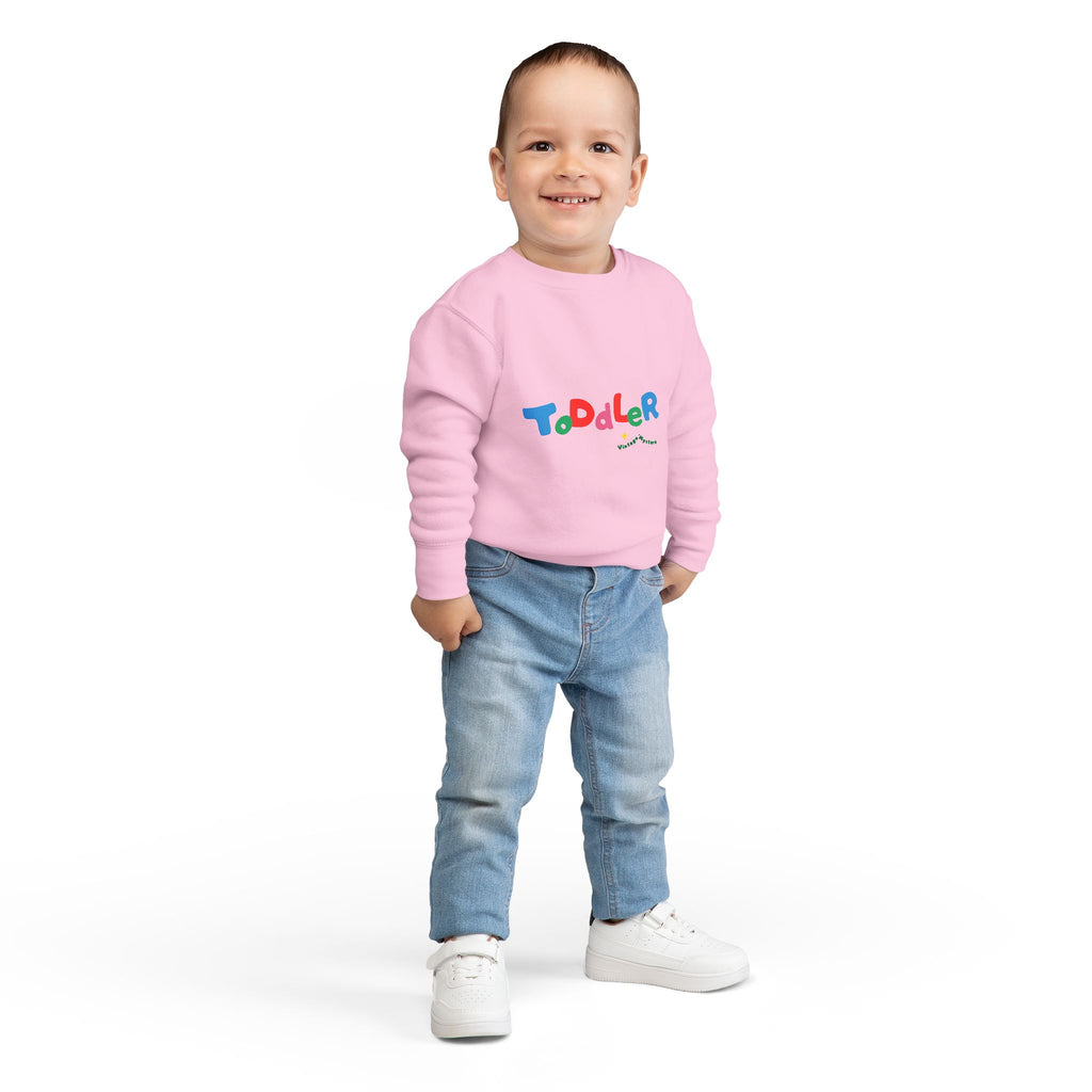 Vintage Toddler Sweatshirt – 'Kid's Rule Season"