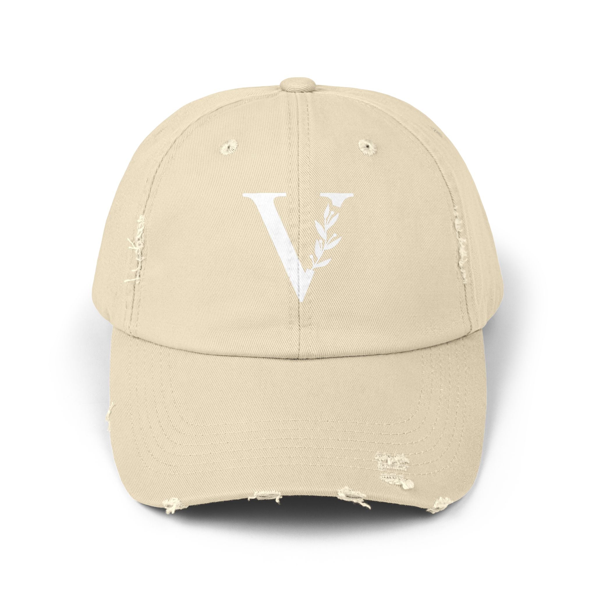 Distressed Classic Cap — Men's Edition "V" Signature Hat
