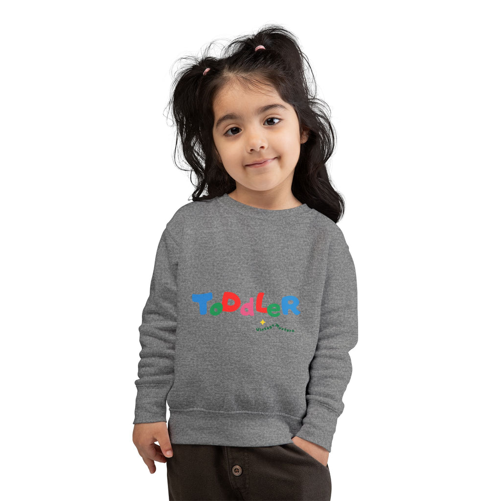 Vintage Toddler Sweatshirt – 'Kid's Rule Season"
