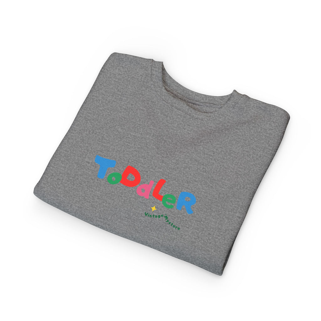 Vintage Toddler Sweatshirt – 'Kid's Rule Season"