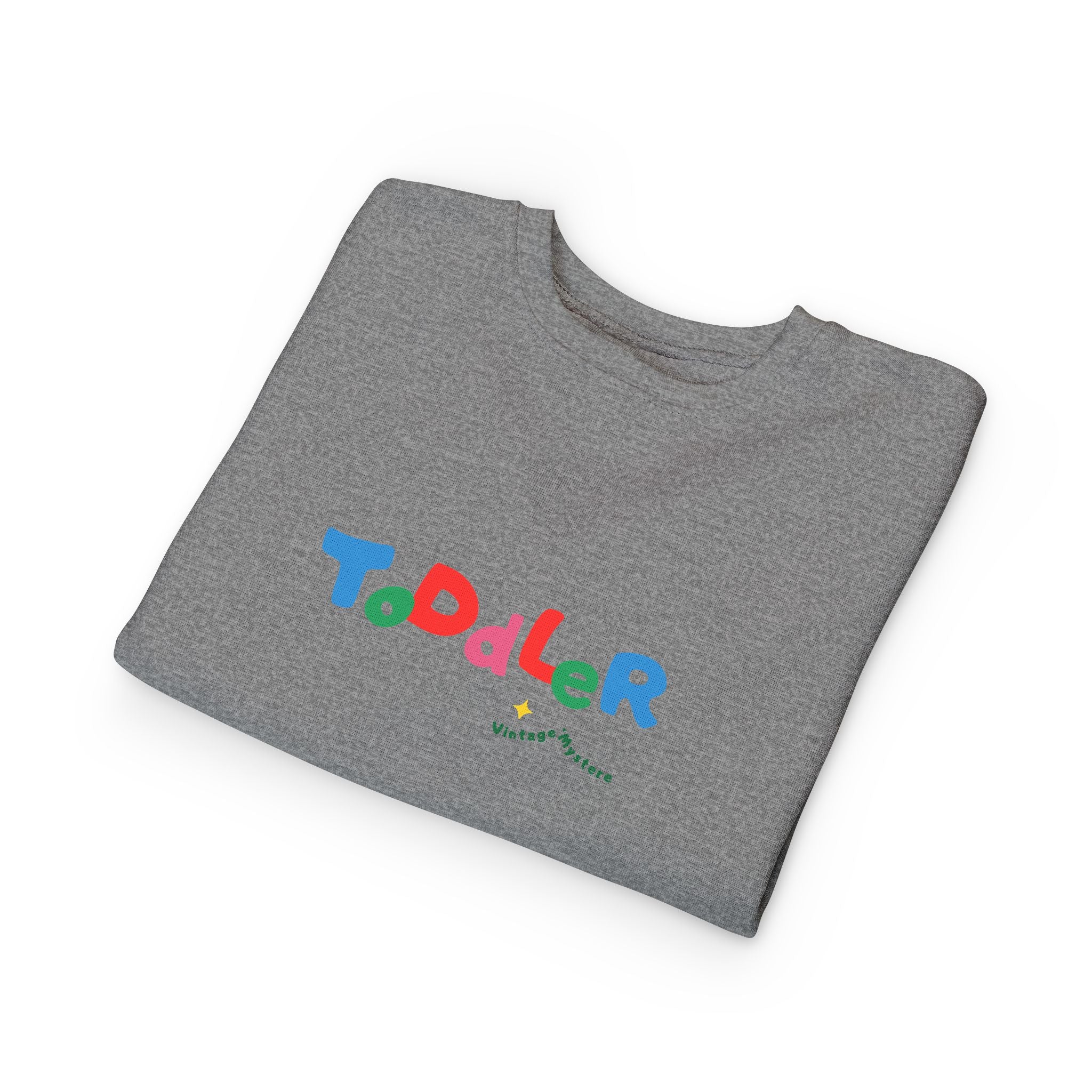 Vintage Toddler Sweatshirt – 'Kid's Rule Season"