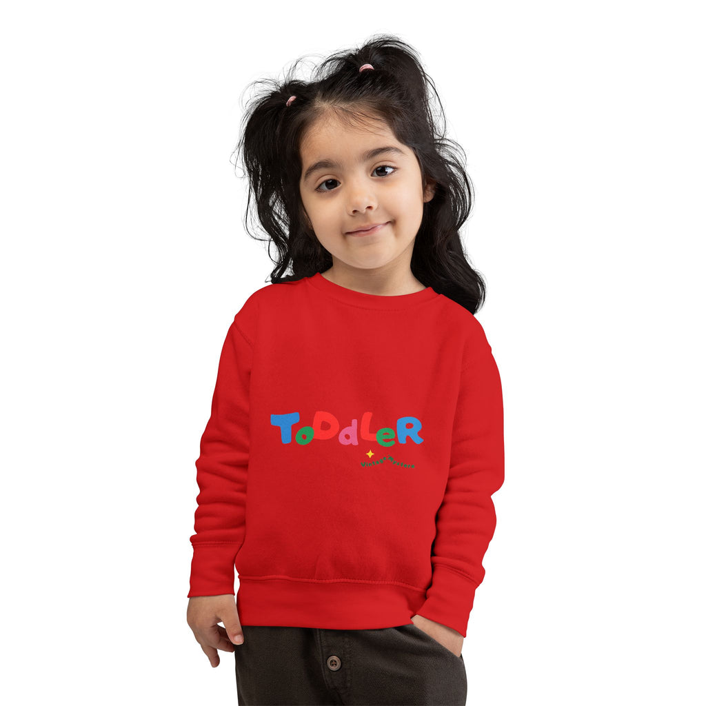 Vintage Toddler Sweatshirt – 'Kid's Rule Season"