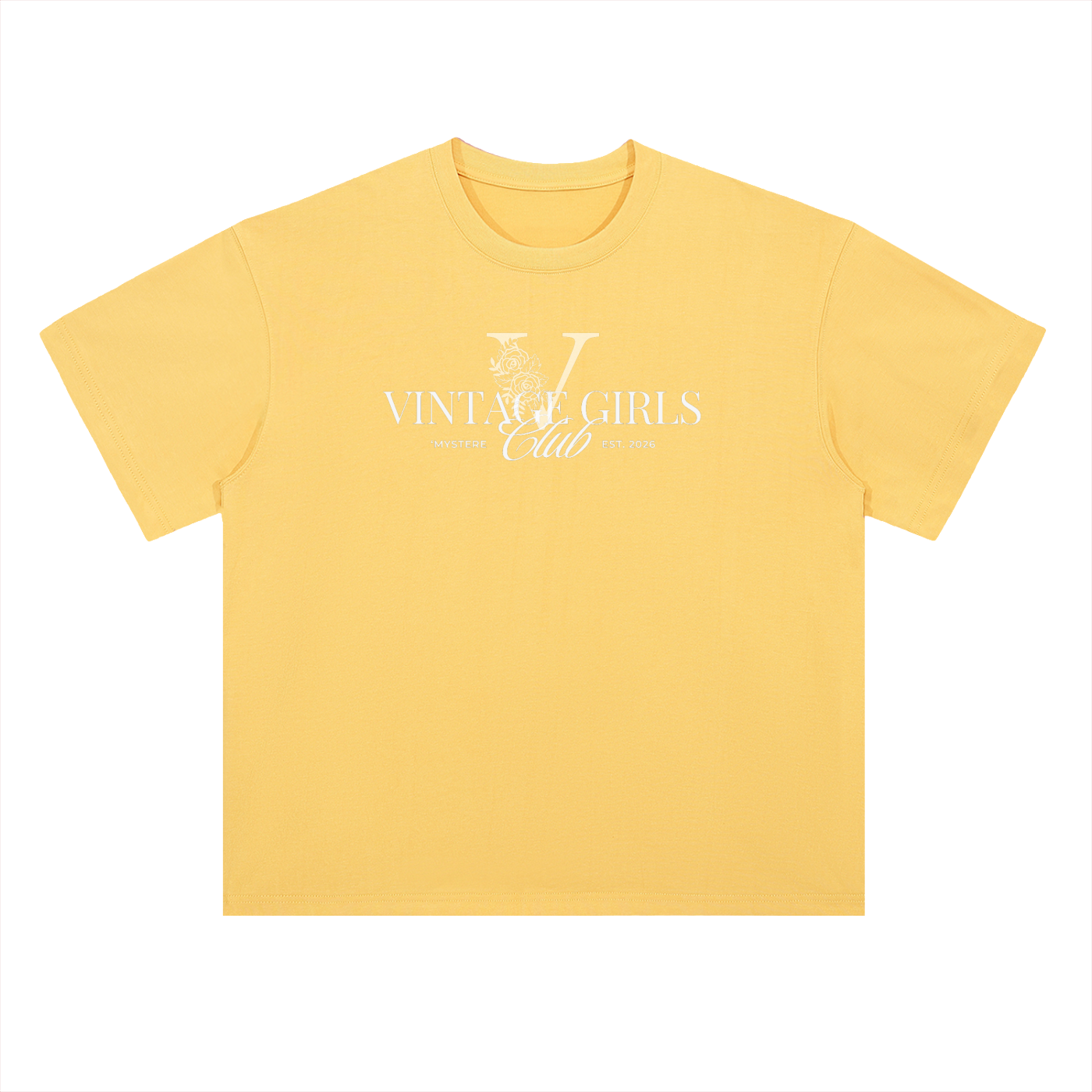 Heavyweight Drop Shoulder Cotton T-Shirt