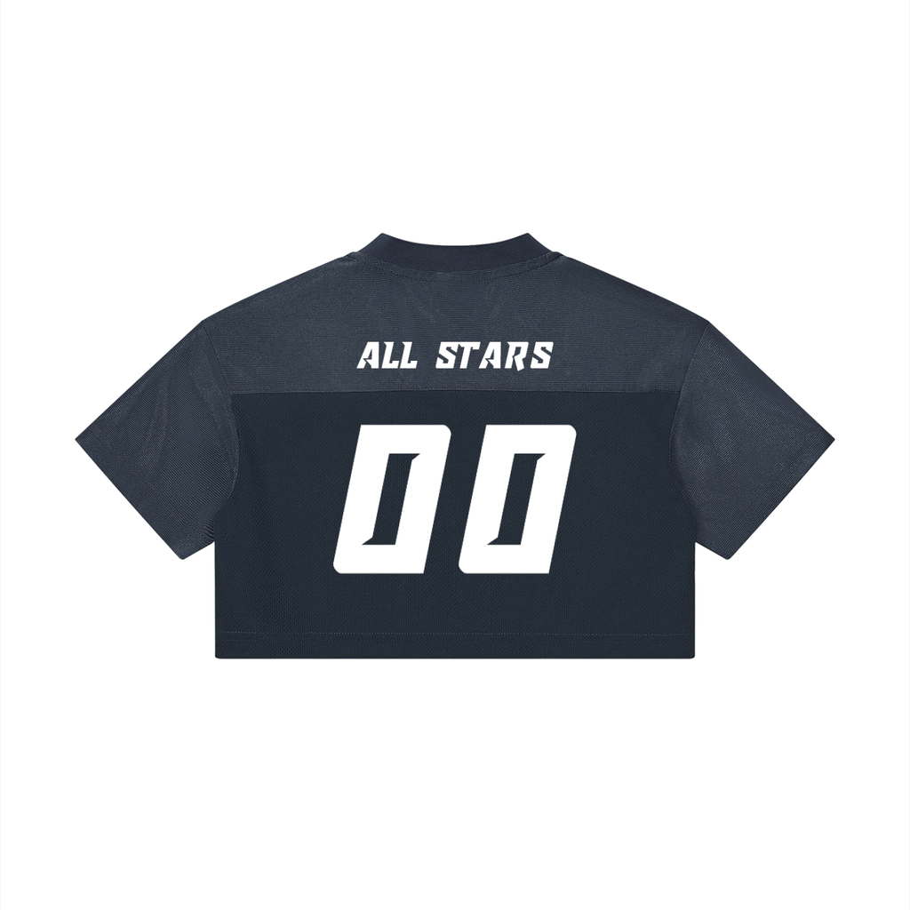 Women’s Cropped Paneled V-Neck Jersey