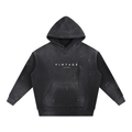 Vintage Washed Frayed Fleece Signature Hoodie