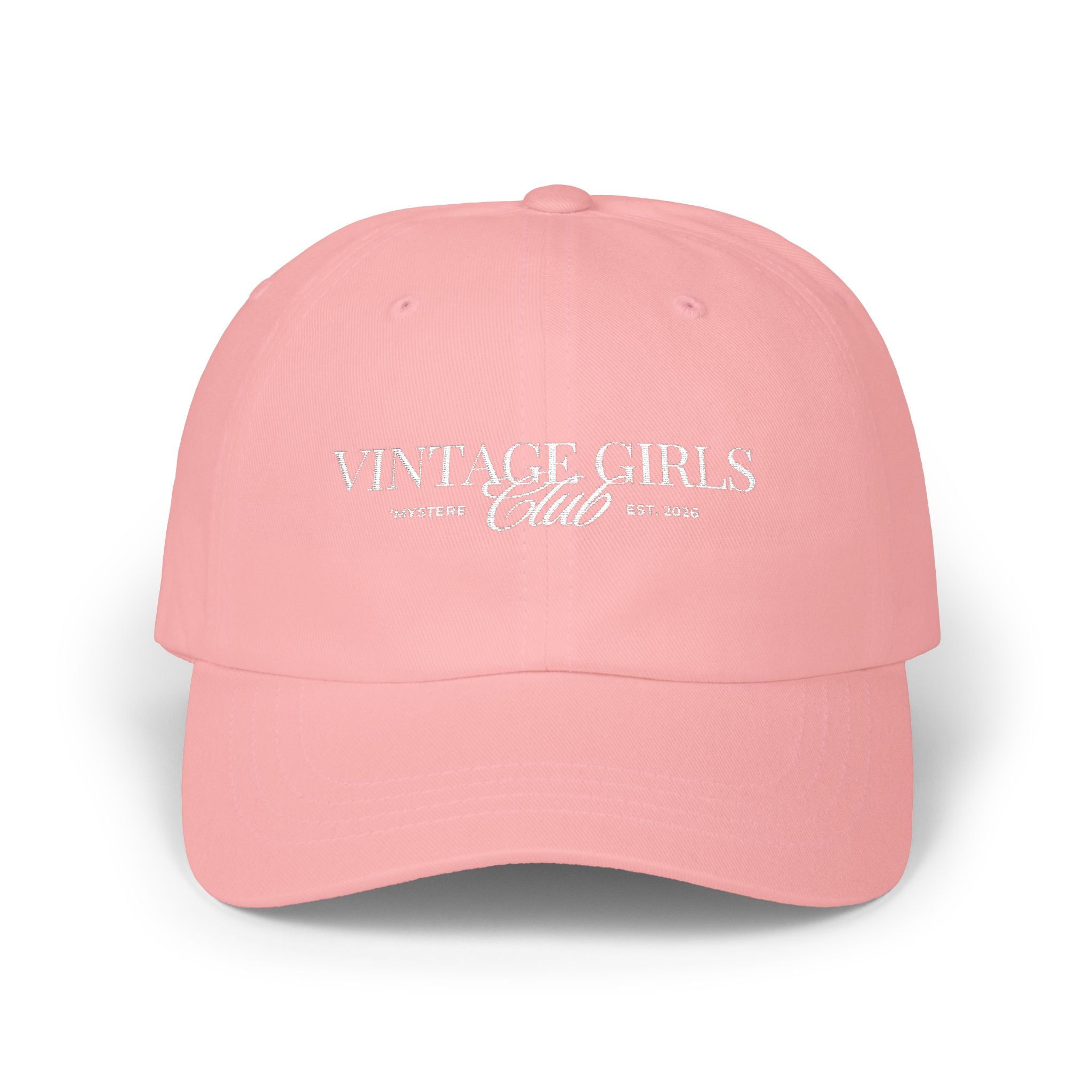 Embroidered Vintage Girl's Club Classic Cap