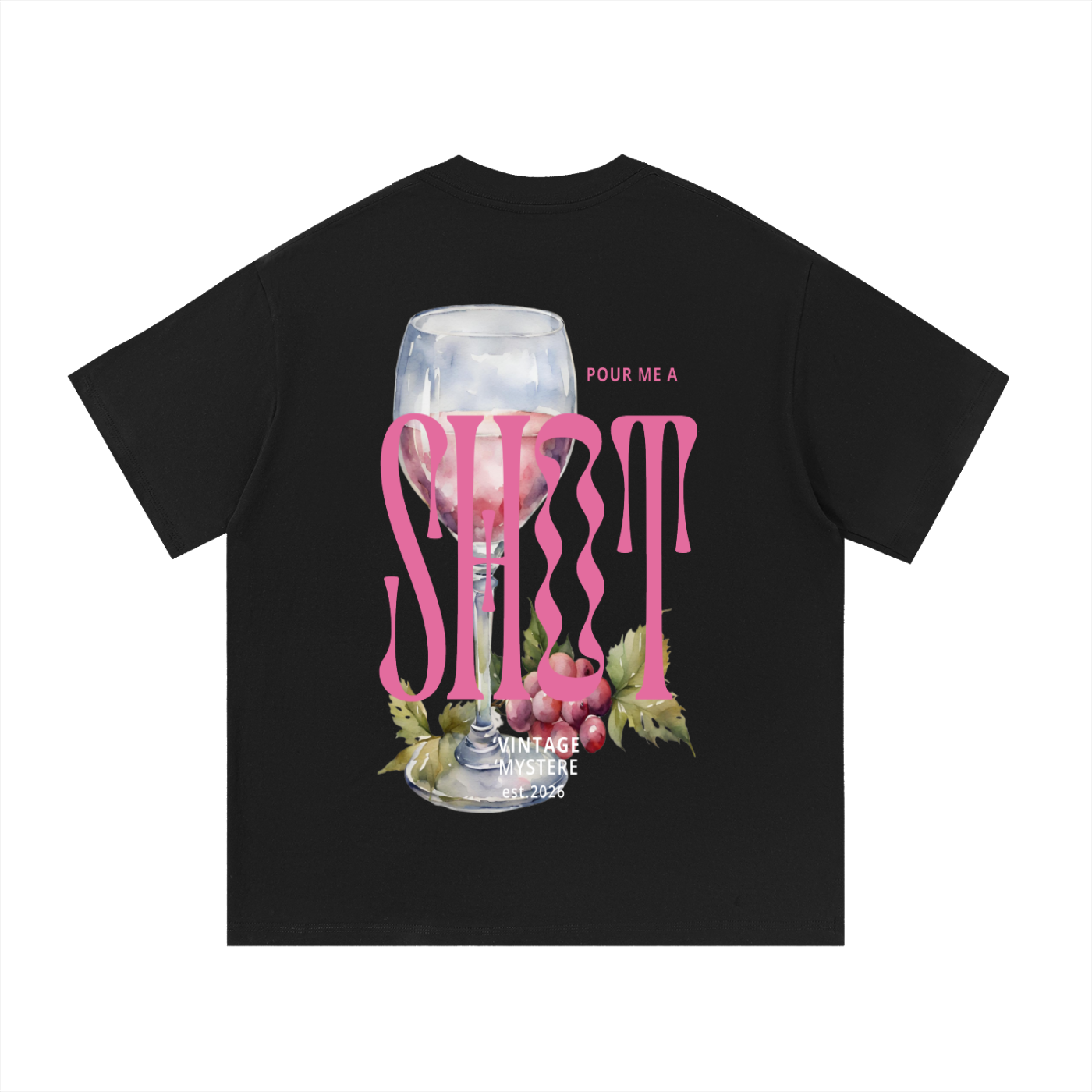 Vintage' Womens " Pour me a Shot" Edition Unisex Essential Cotton T-Shirt