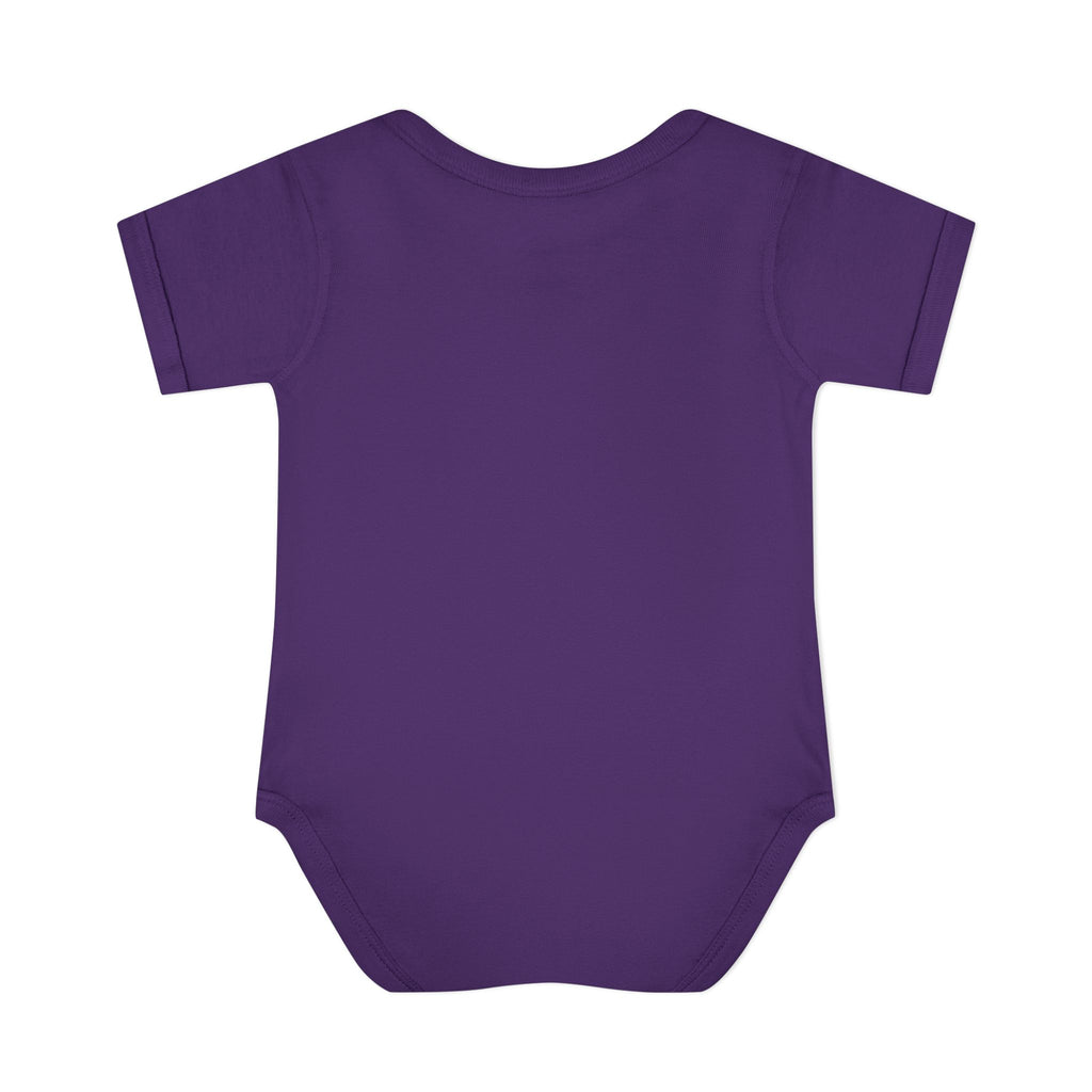 Infant Bodysuit — Colorful Floral 'V' Monogram (Mystere Est. 2026)