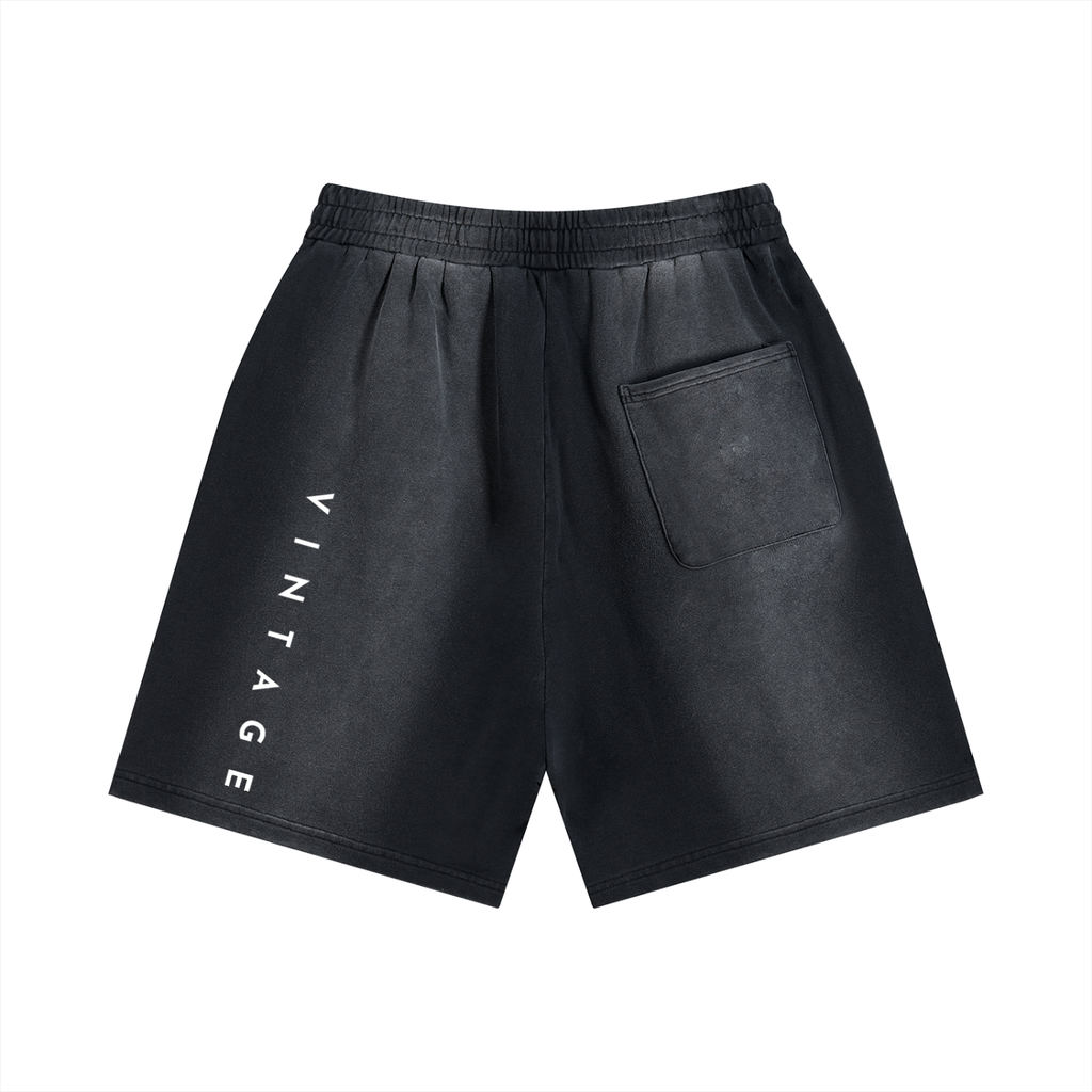 Sun Fade Distressed Shorts
