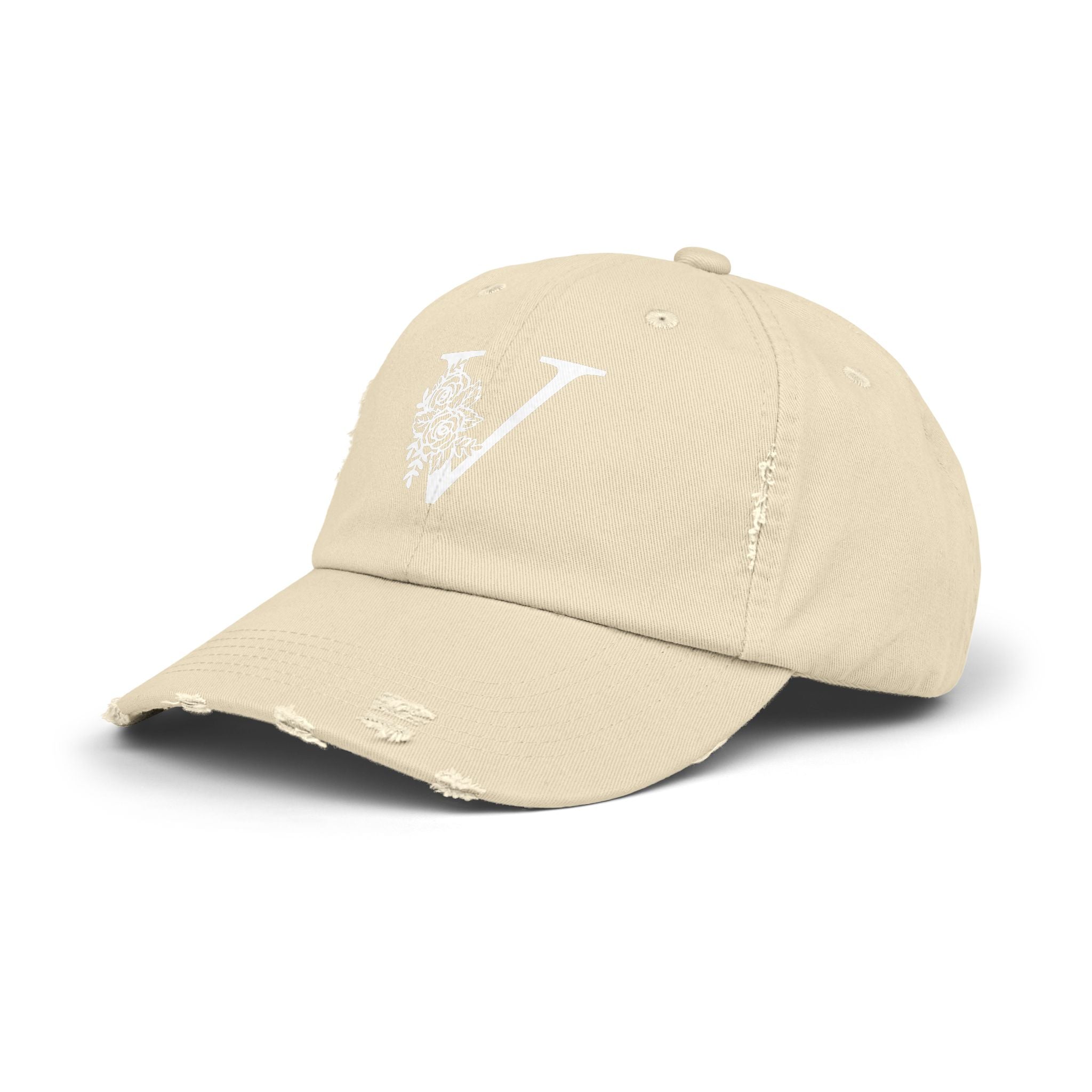 Distressed Classic Cap — Women's Edition "V" Signature Hat