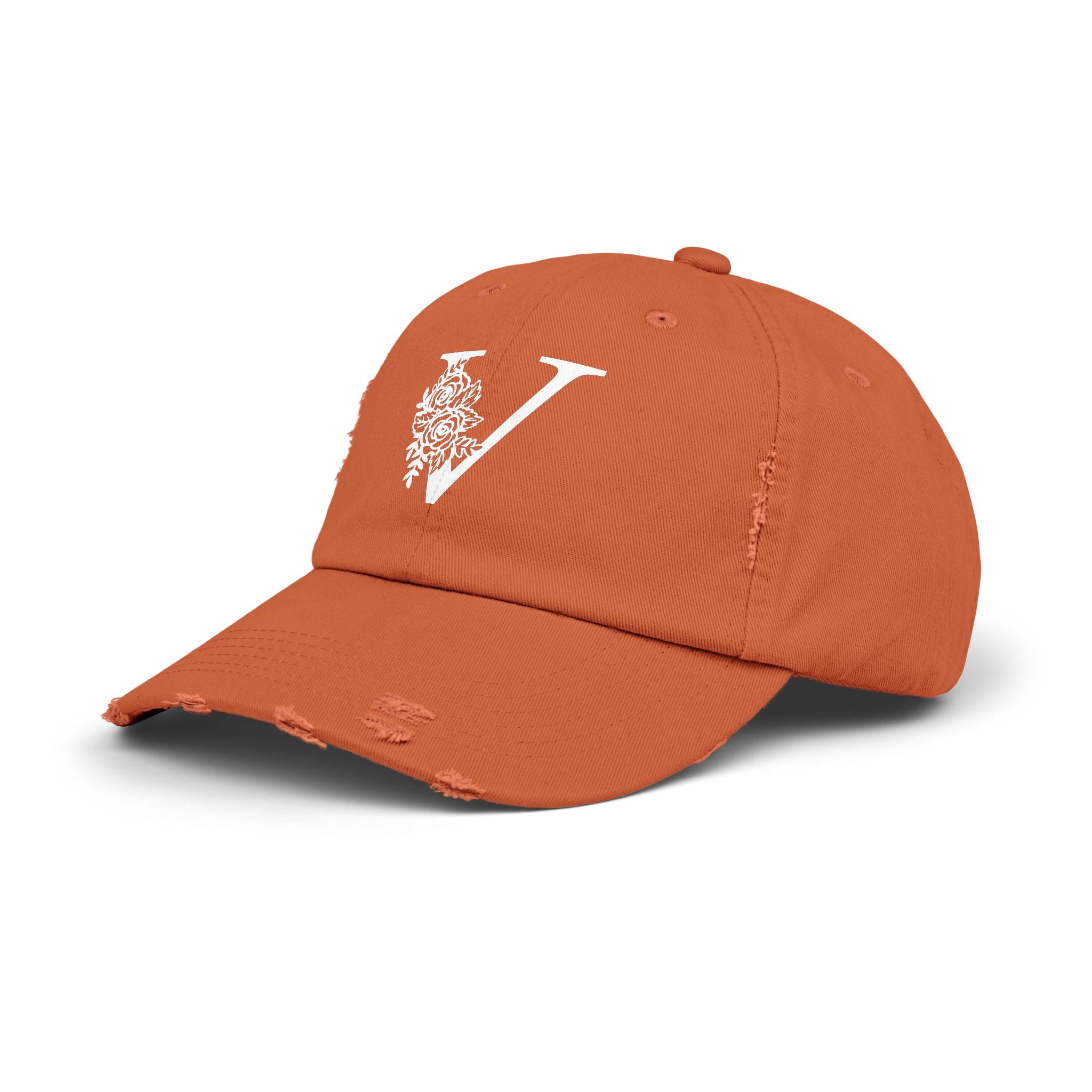 Distressed Classic Cap — Women's Edition "V" Signature Hat