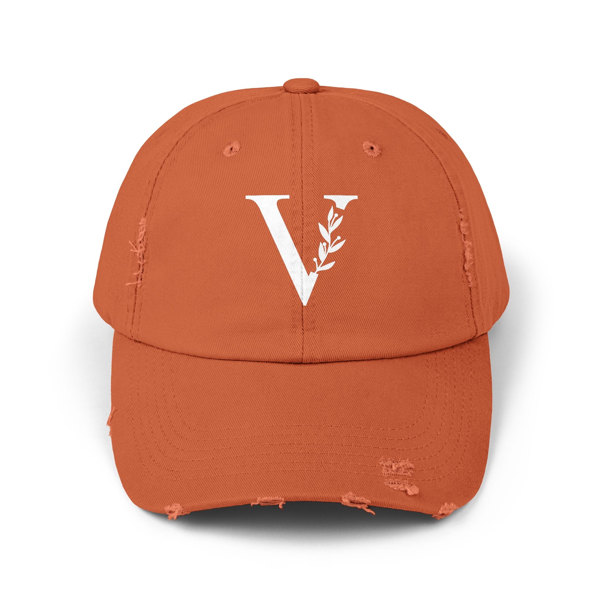 Distressed Classic Cap — Men's Edition "V" Signature Hat