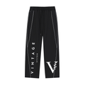 Reflection Striped Straight-Leg Sweatpants