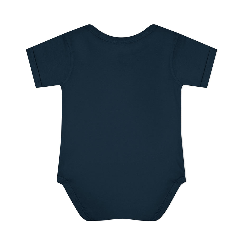 Infant Bodysuit — Colorful Floral 'V' Monogram (Mystere Est. 2026)