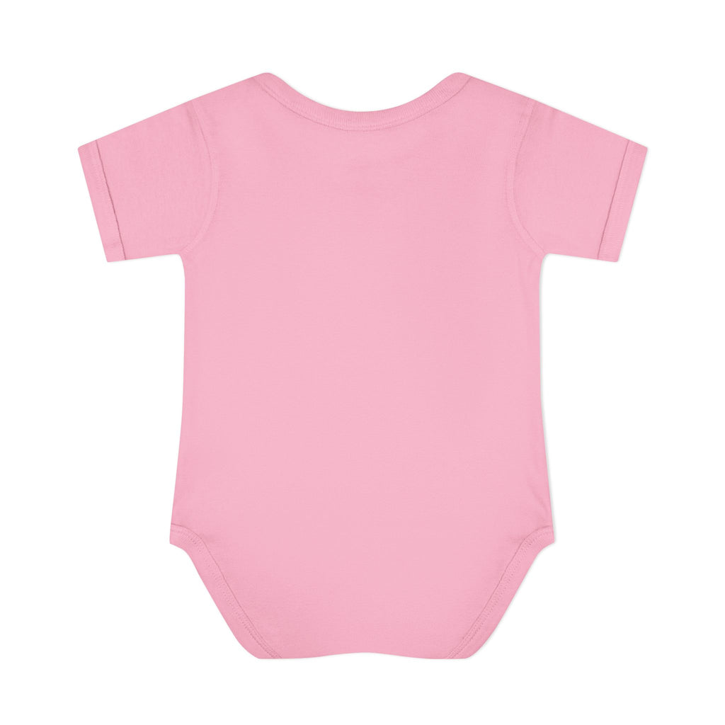 Infant Bodysuit — Colorful Floral 'V' Monogram (Mystere Est. 2026)