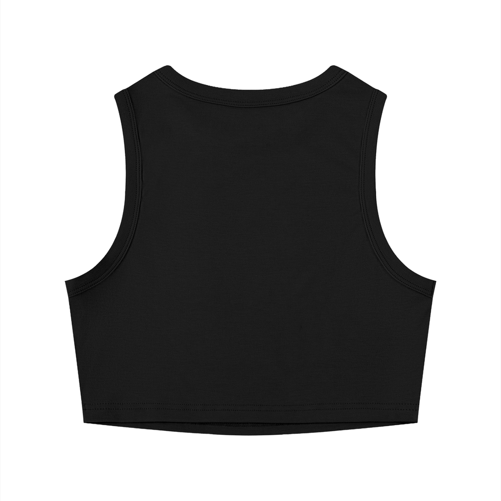 Vintage Women's Tight Crewneck Crop Tank Top