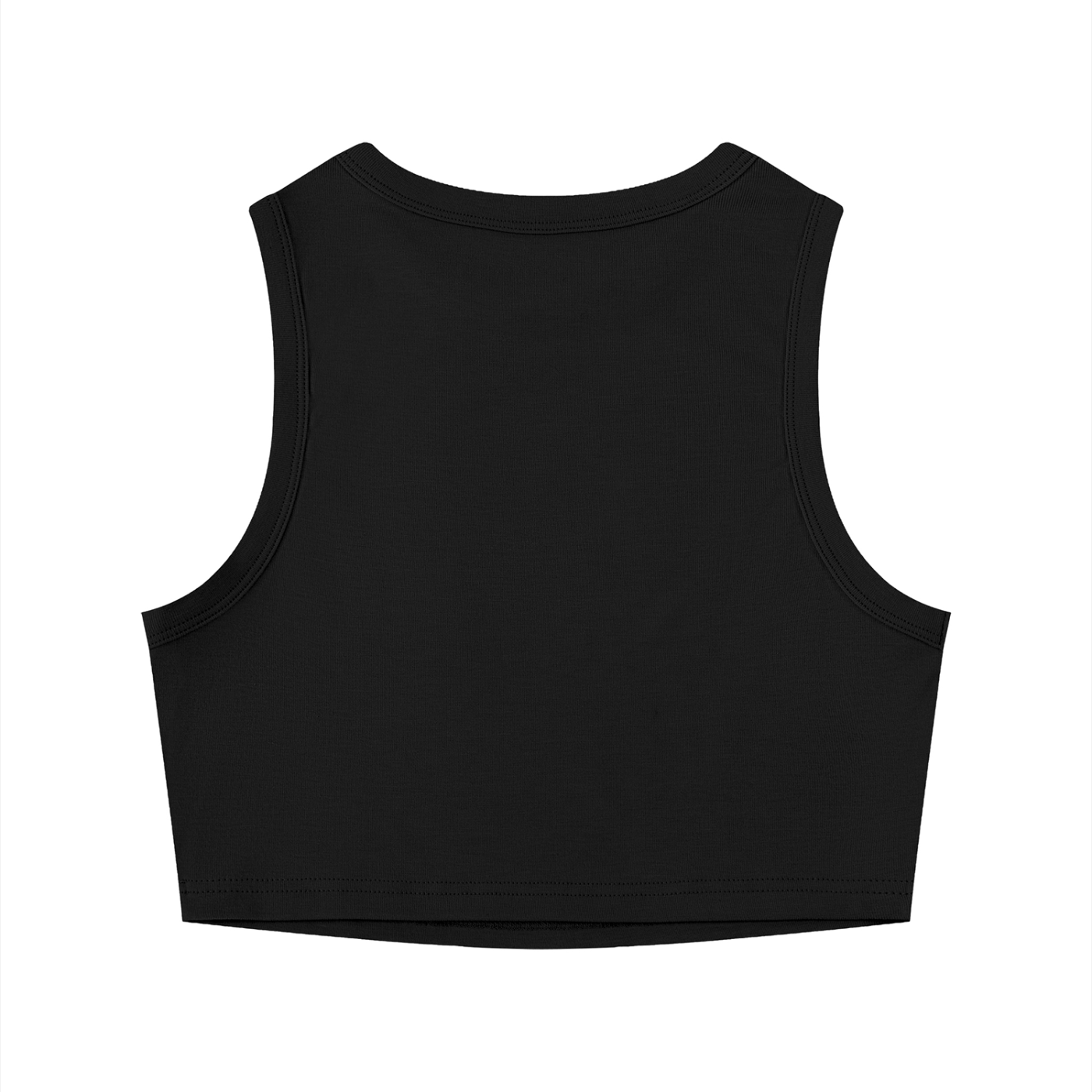 Vintage Women's Tight Crewneck Crop Tank Top