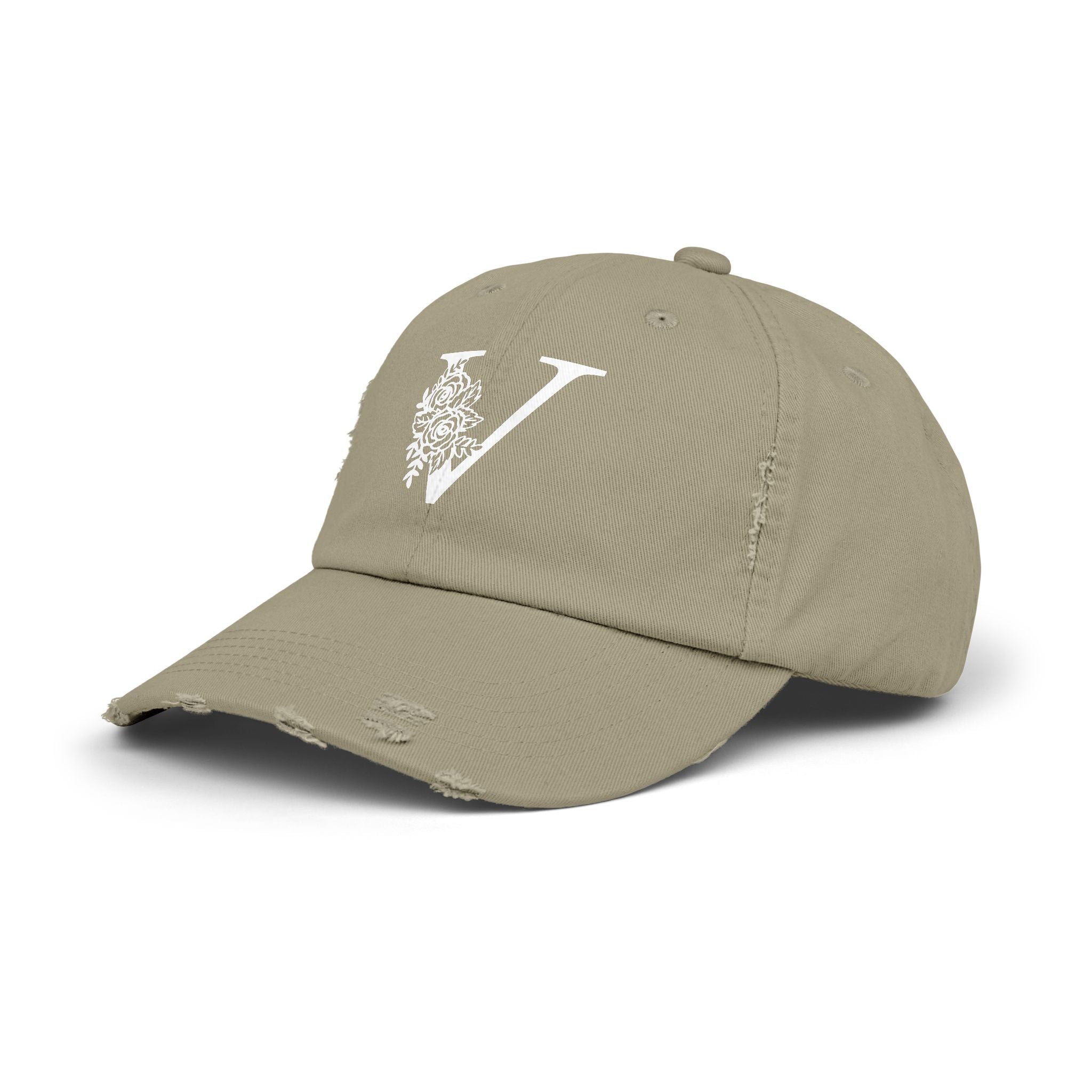 Distressed Classic Cap — Women's Edition "V" Signature Hat