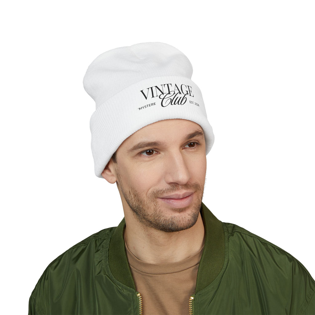 Vintage Club Embroidered Cuffed Beanie Season 2